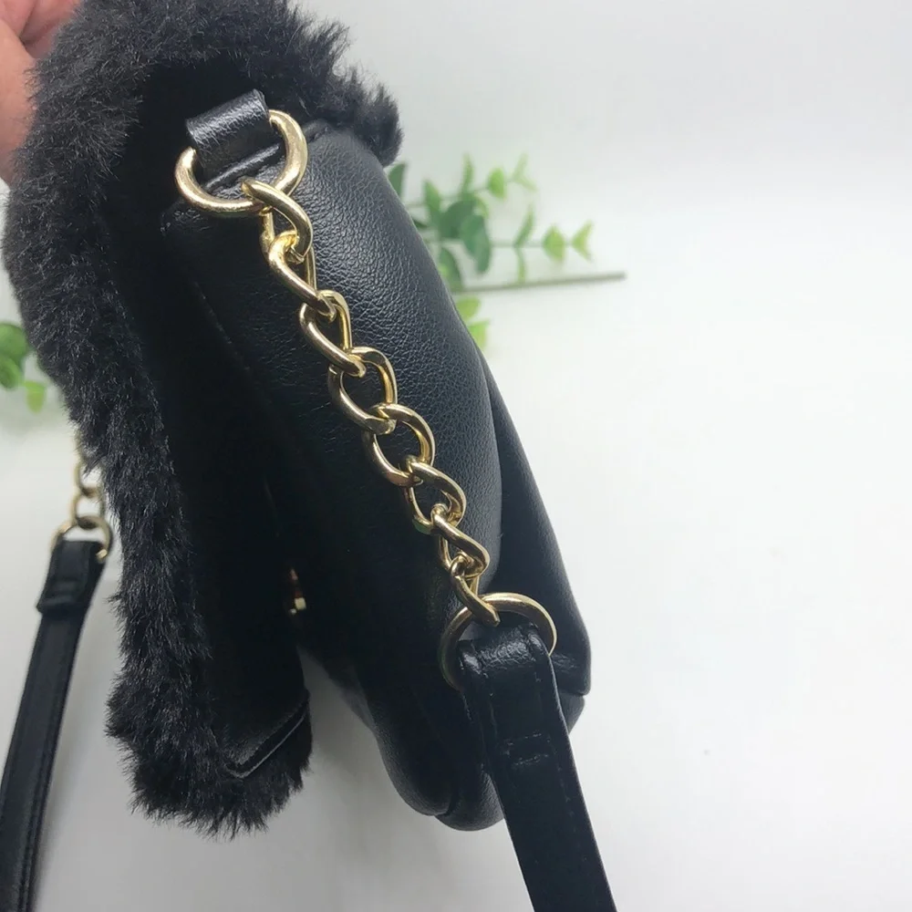 Juicy Couture Faux Fur Crossbody Bag